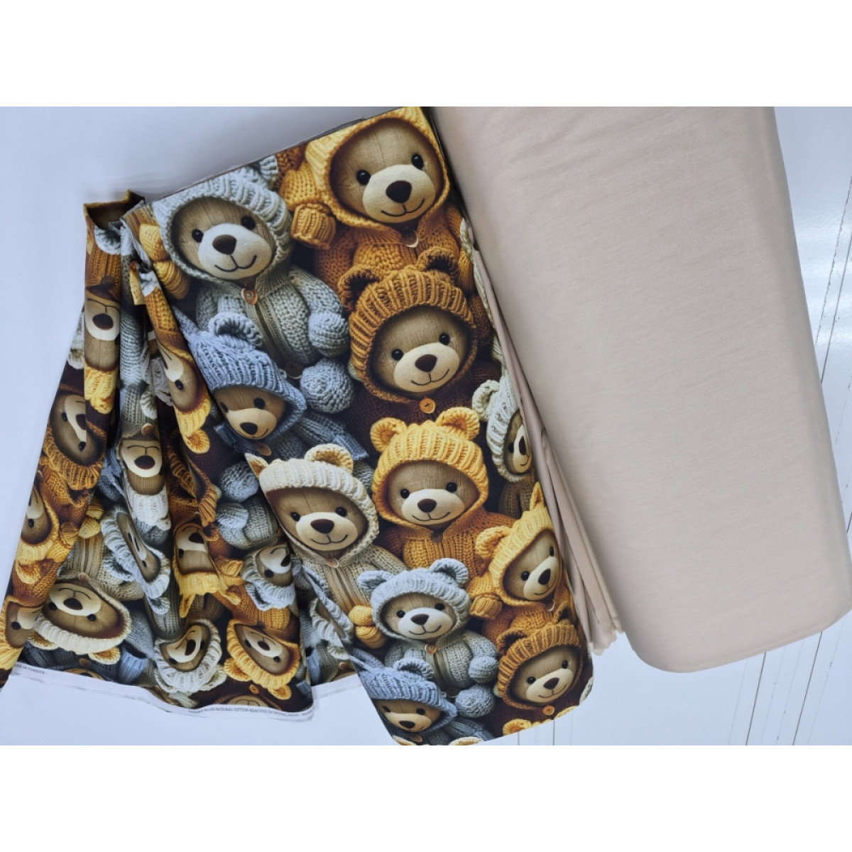 Постільна білизна 100% бавовна cotton 5D Стиляги+Бежевий